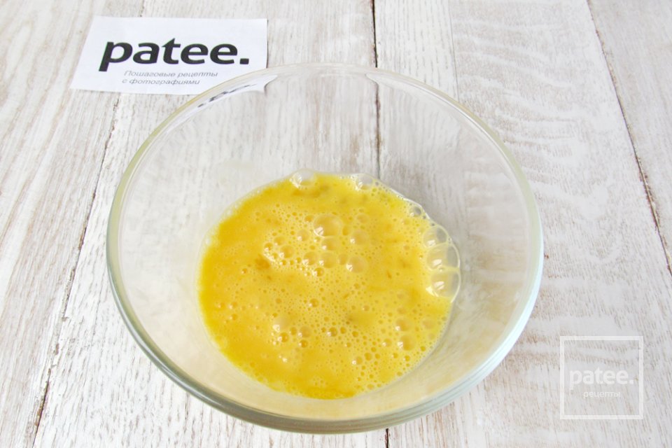 Паста с ветчиной и зеленью в яичной заливке - Шаг 7