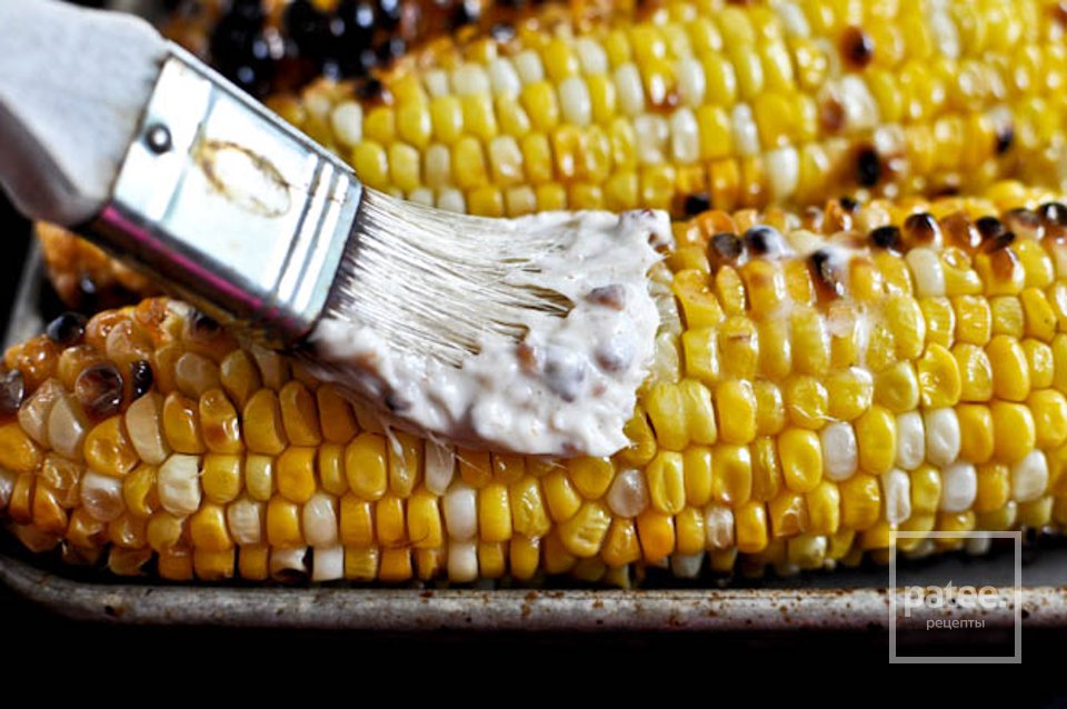 Жареная на гриле кукуруза с беконом и сыром Котиха - Шаг 5
