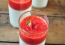 Панна котта с клубникой