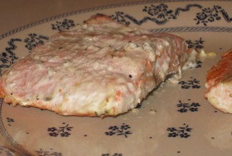 Лосось на гриле с горчицей и лаймом