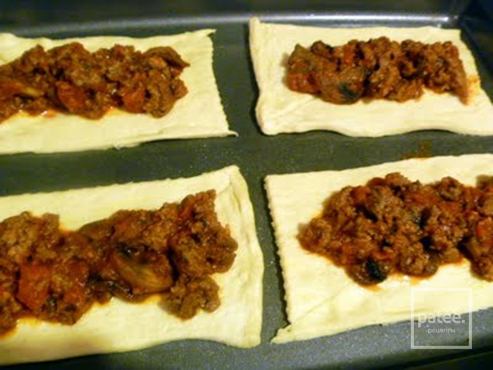 Стромболи с мясом и грибами - Шаг 8