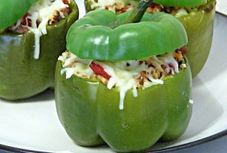 Фаршированный перец с индейкой