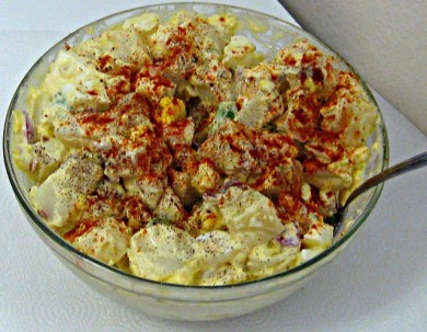 Рецепт Картофельный салат с яйцом