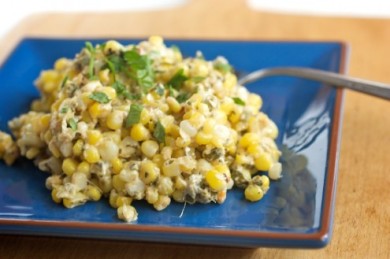 Рецепт Жареная кукуруза с лаймом и кинзой