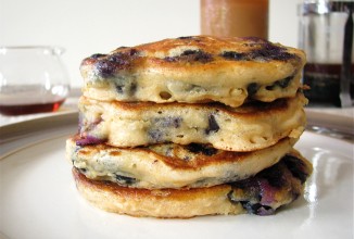 Черничные блины