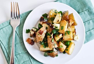 Печеный картофель с беконом