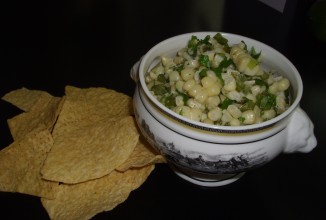 Кукурузный салат с халапеньо