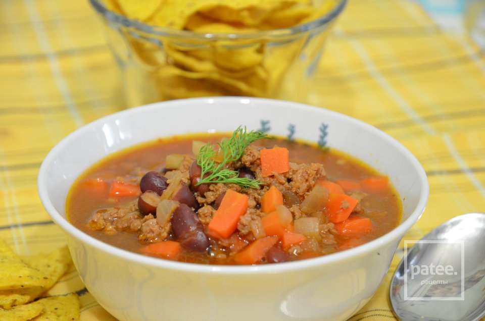 Пикантное чили кон карне - Шаг 14