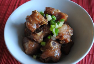 Сладкие свинные ребрышки