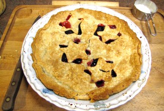 Ежевичный пирог