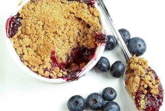 Черничный коблер