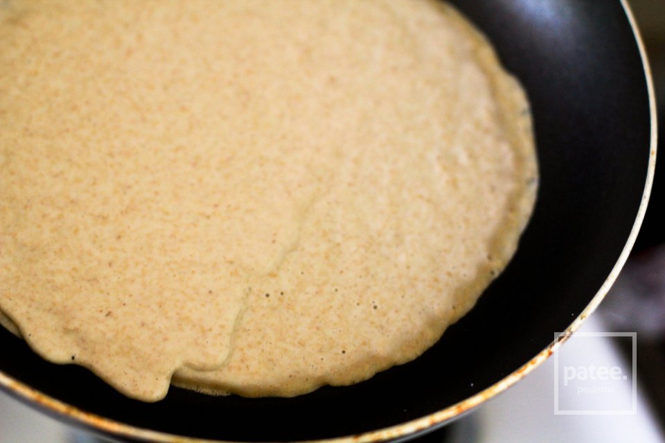 Блинчики с грибами и шпинатром - Шаг 2