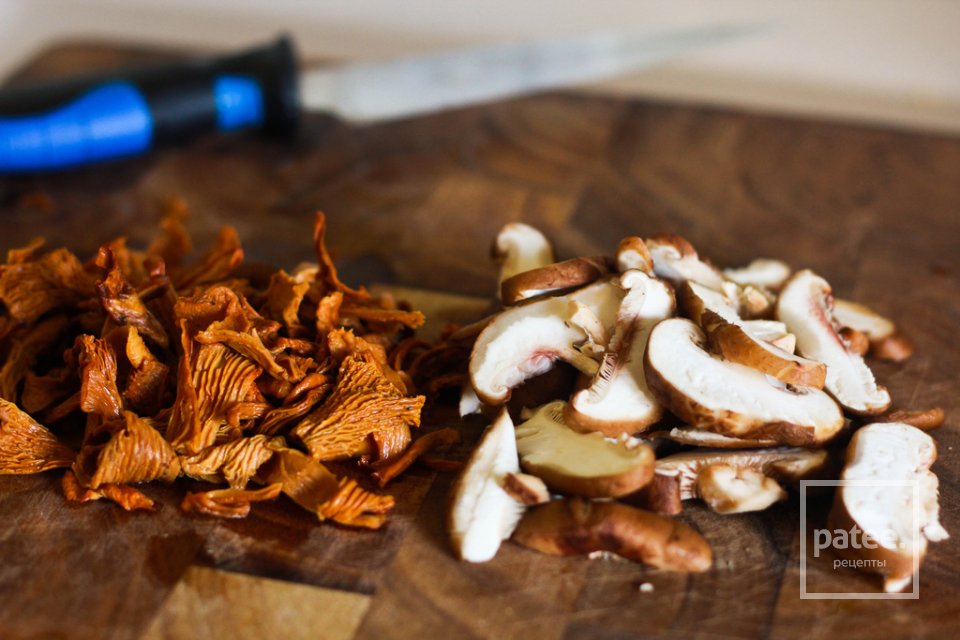 Блинчики с грибами и шпинатром - Шаг 3