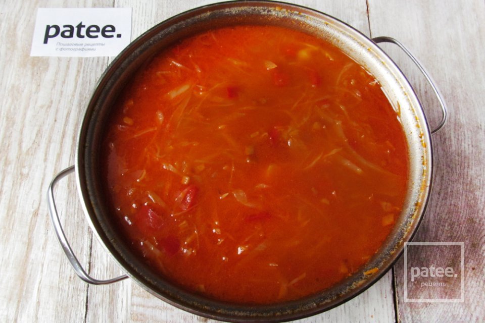 Щи домашние на бульоне - Шаг 20