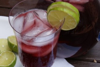 Чернично-лаймовый чай