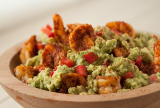 Гуакамоле с креветками