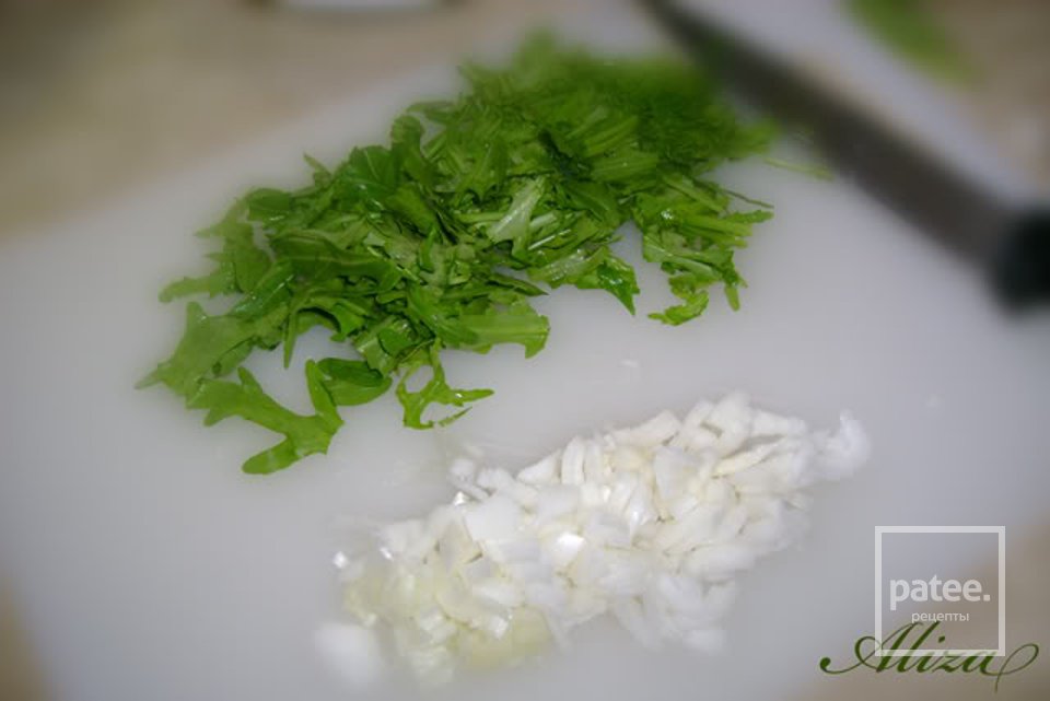 Запеканка из шпината с рукколой - Шаг 2