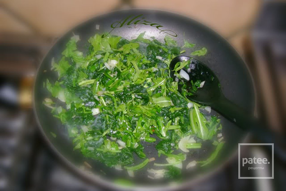 Запеканка из шпината с рукколой - Шаг 4