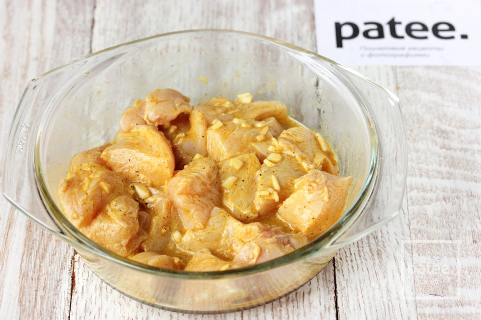 Быстрые куриные шашлычки с кусочками ананаса - Шаг 9