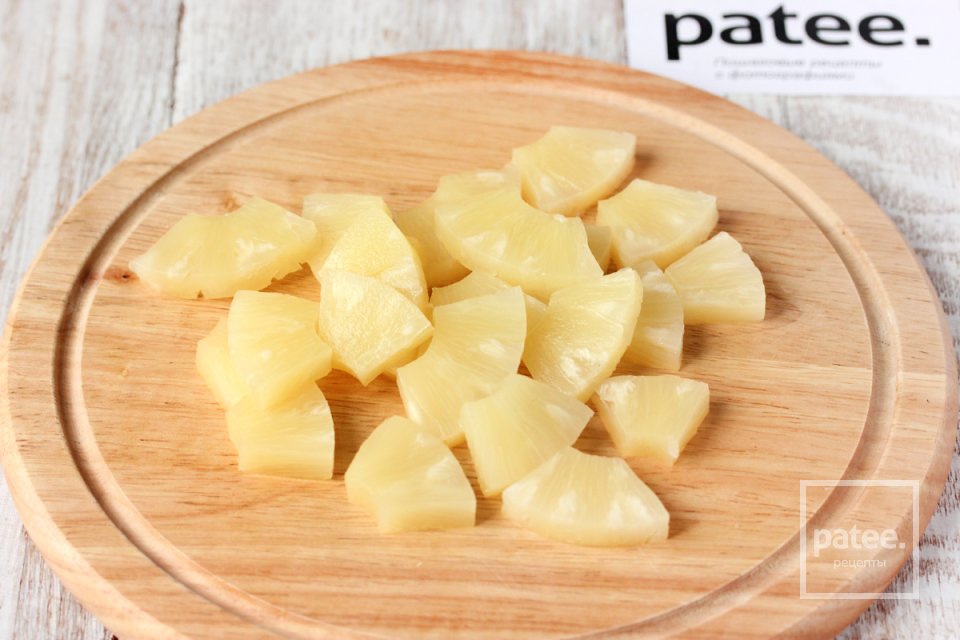 Быстрые куриные шашлычки с кусочками ананаса - Шаг 10