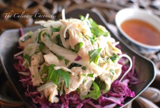 Куриный салат с кинзой