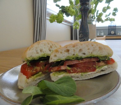 Рецепт Вегетарианский сендвич