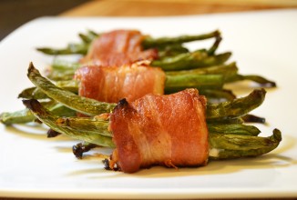 Зеленая фасоль с беконом