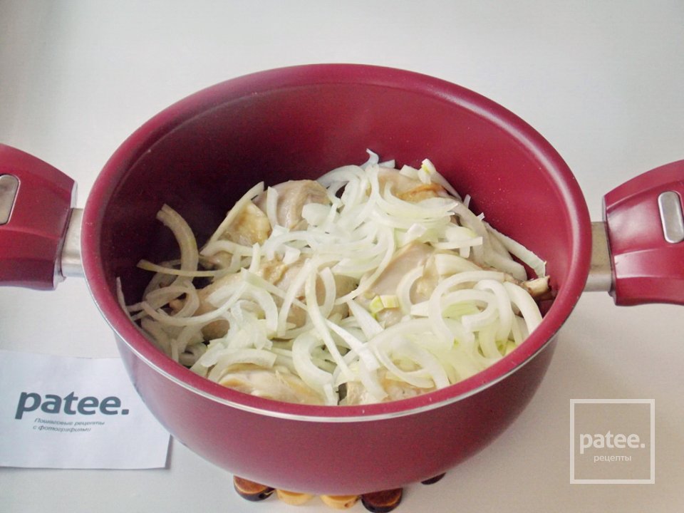 Куриные голени с грибами в молочно-соевом соусе - Шаг 4