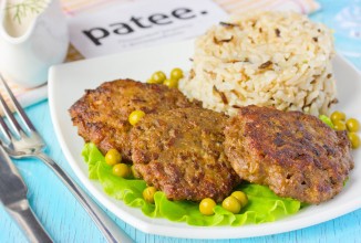 Печёночные котлеты с манкой