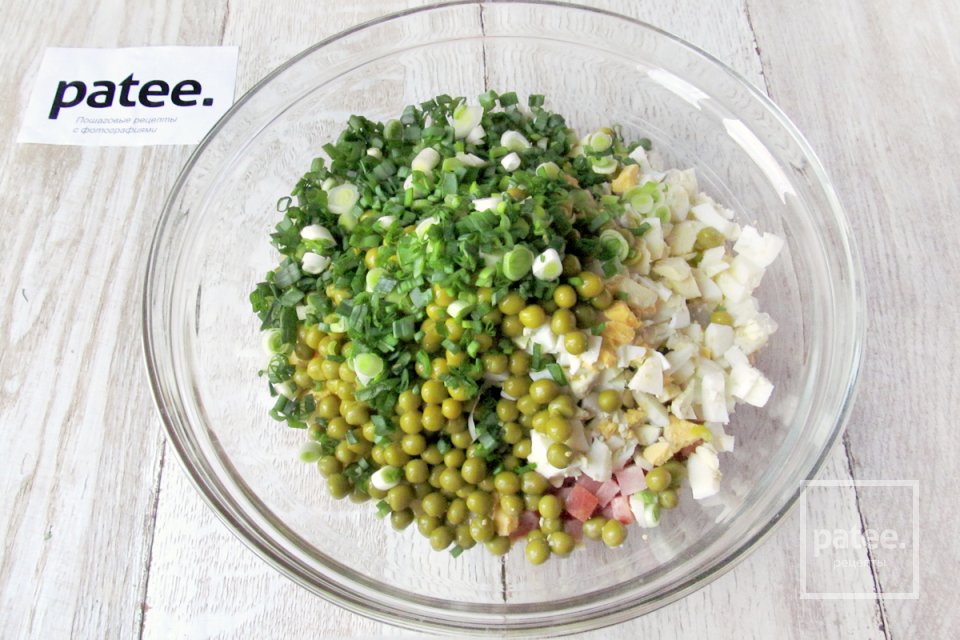 Салат Оливье с колбасой - Шаг 14