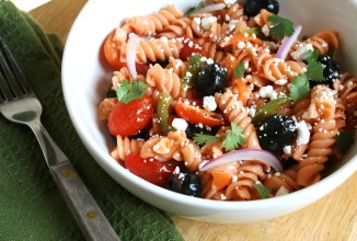 Летний салат с пастой