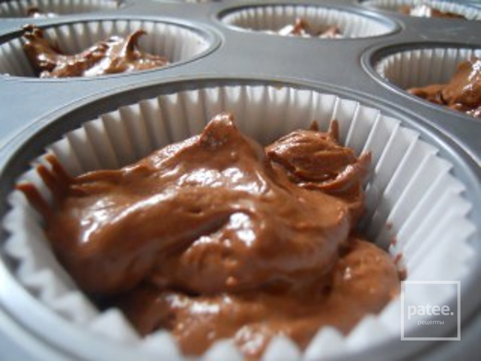 Шоколадно-арахисовые кексы - Шаг 7