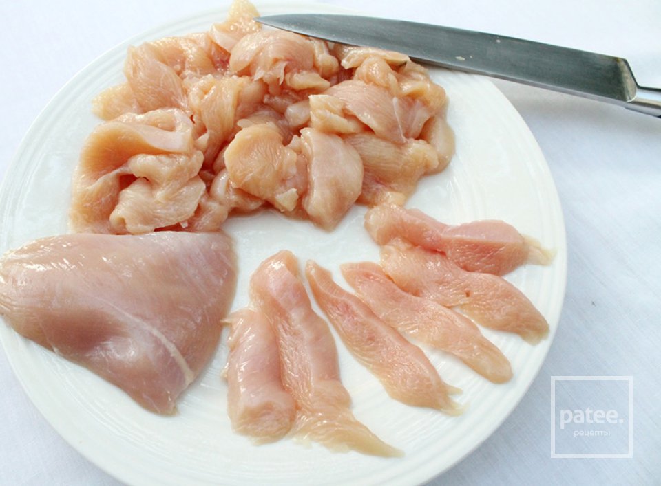 Курица с фасолью - Шаг 1