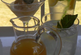 Лимонный сироп с базиликом