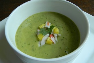 Холодный суп из авокадо