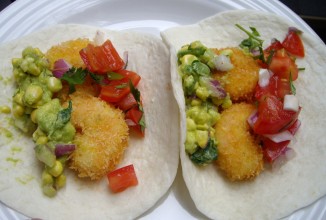 Тако с креветками