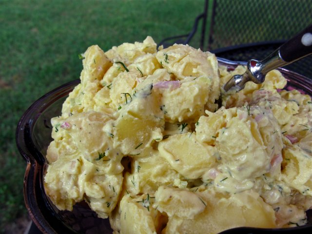 Летний картофельный салат