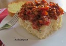Запеканка из спагетти с мясом