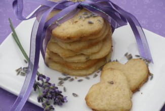 Лимонное печенье с лавандой