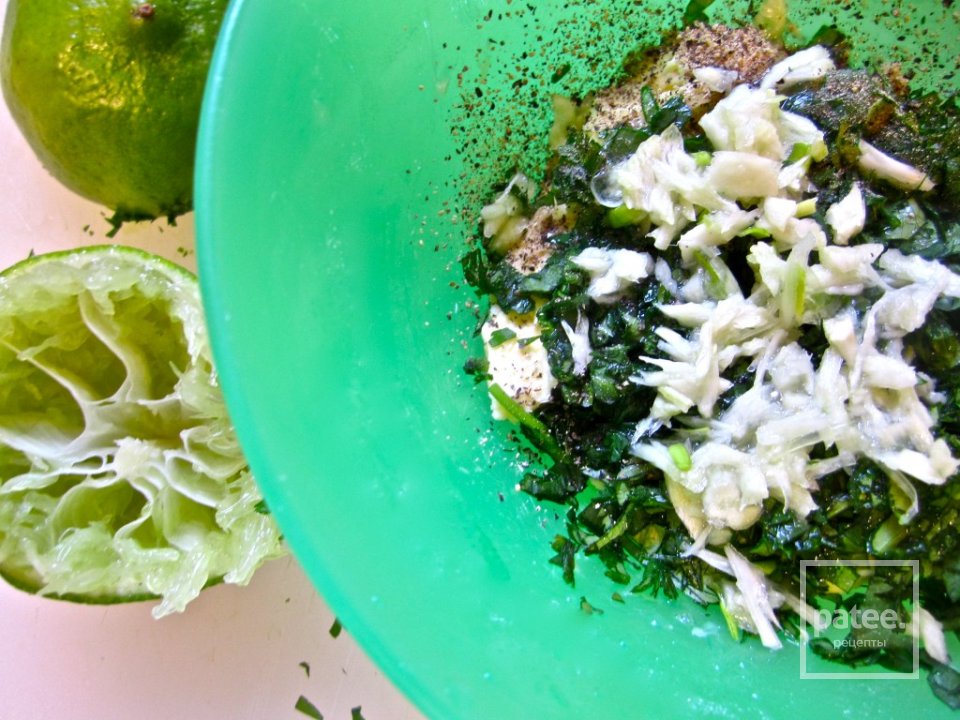 Кукуруза с лаймом и кинзой - Шаг 2