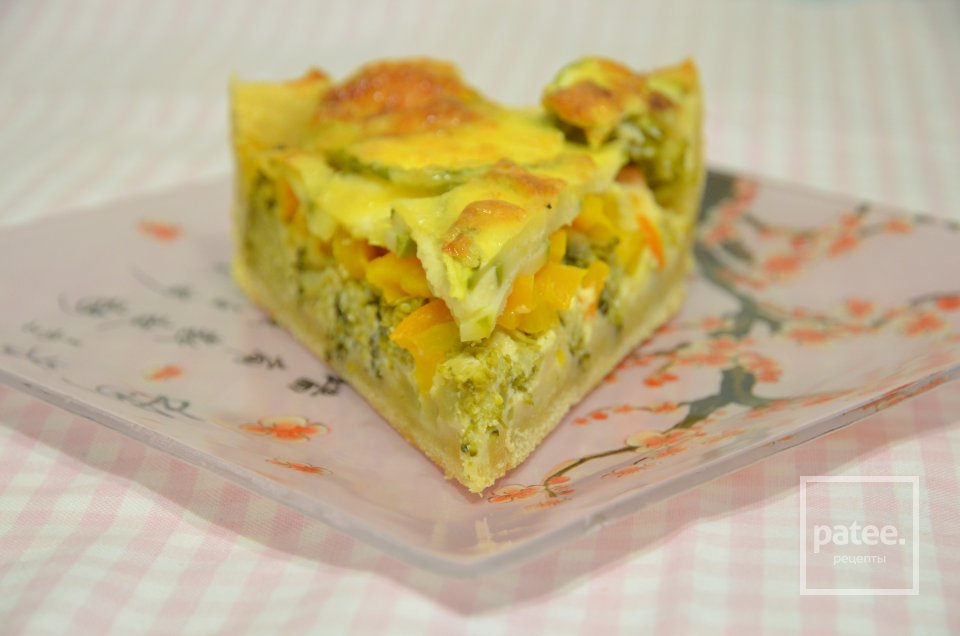 Пирог-киш Овощная грядка - Шаг 23