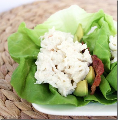 Крабовое мясо в листьях салата - Шаг 7