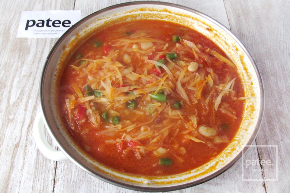 Щи с двумя видами фасоли - Шаг 23