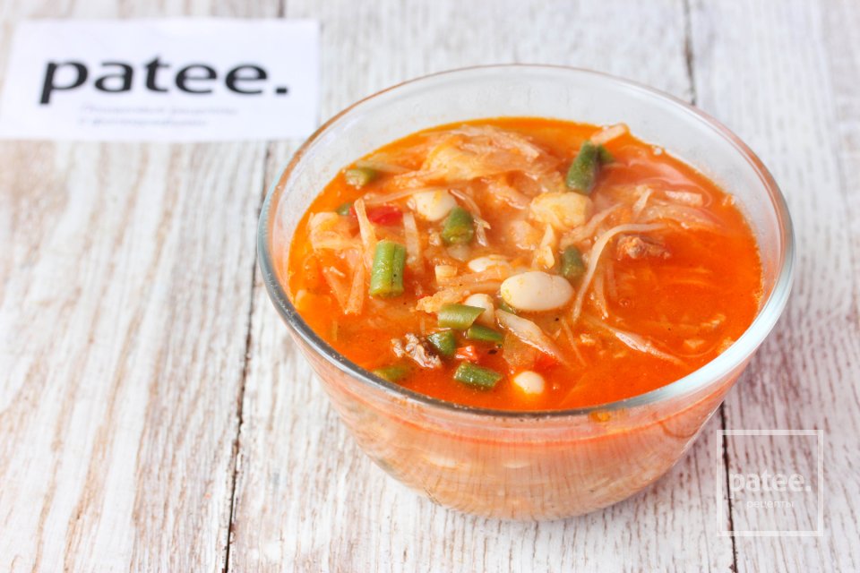 Щи с двумя видами фасоли - Шаг 25