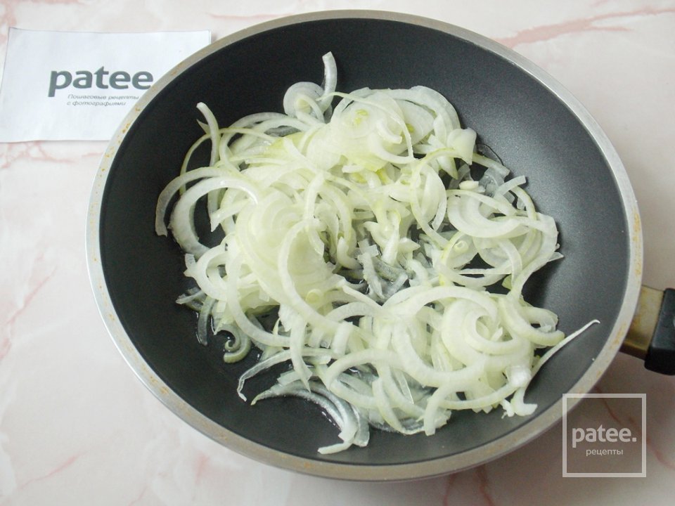 Бефстроганов из печени с грибами - Шаг 4