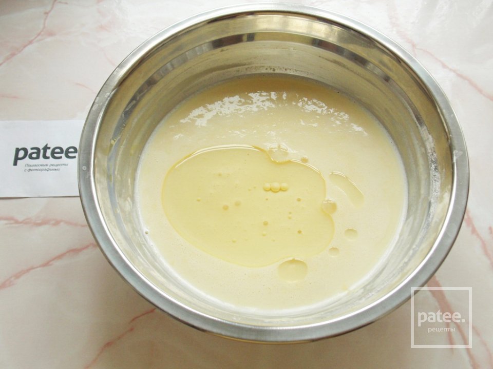 Блинчики с ветчиной, яйцом и зеленым луком - Шаг 5