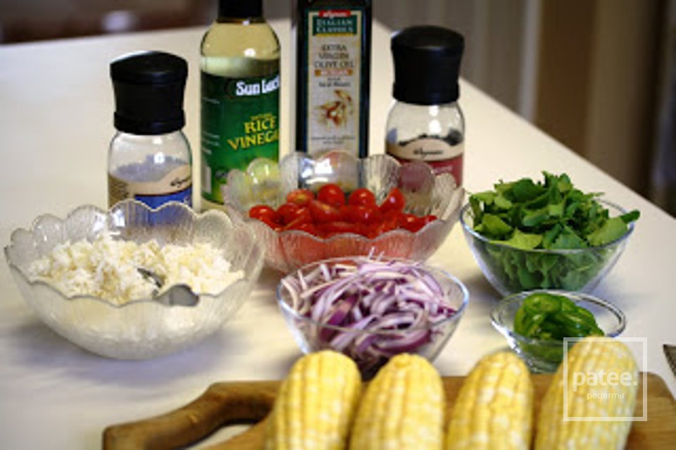 Рисовый салат с кукурузой - Шаг 1