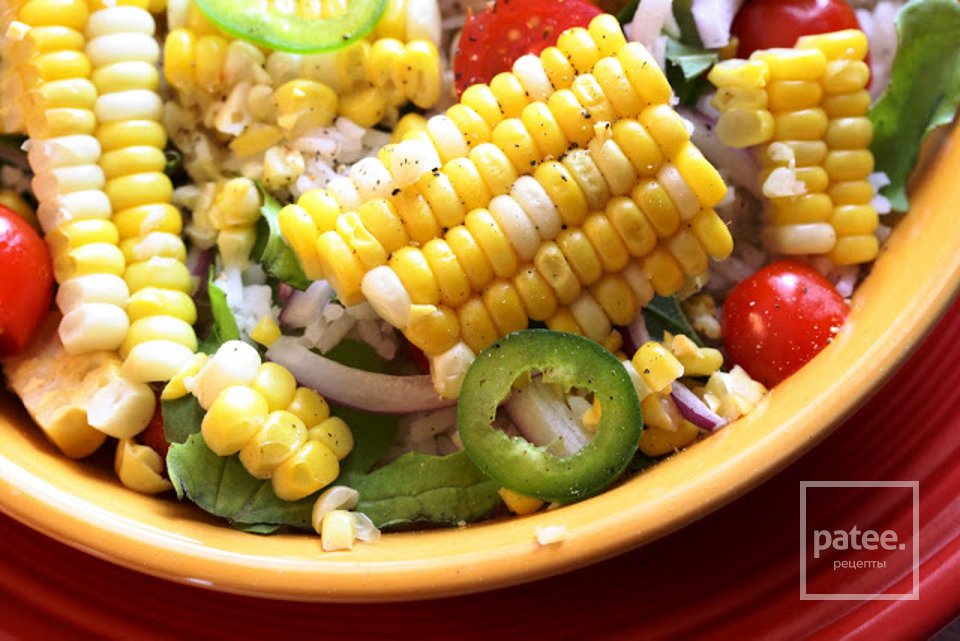 Рисовый салат с кукурузой - Шаг 6