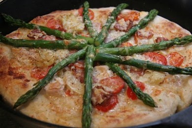 Рецепт Пицца с курицей и овощами