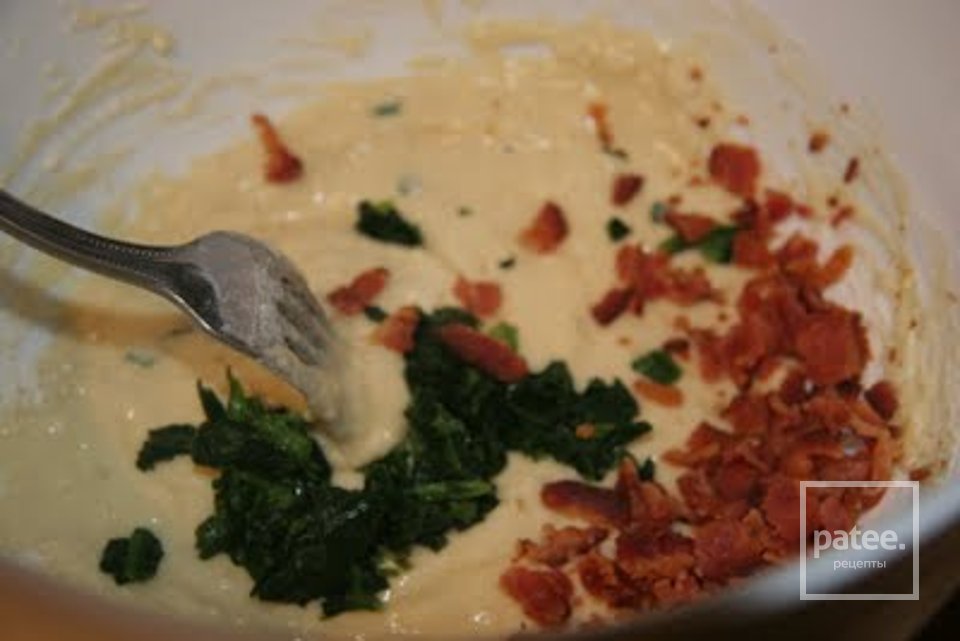 Кексы с беконом и помидорами - Шаг 4